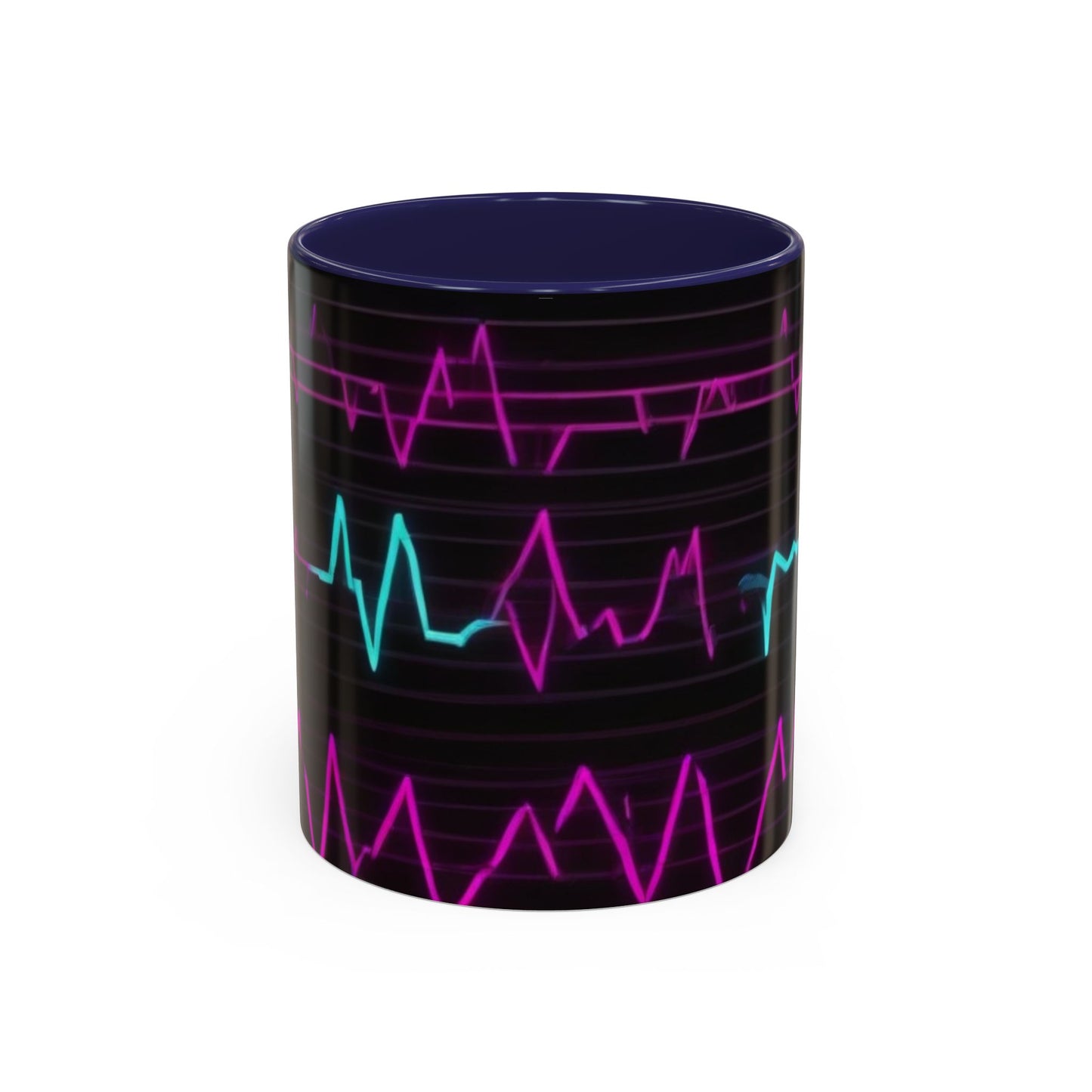 boostlete-boost-mode-pattern-ekg-modern-0111 — Accent Mug 11oz/15oz