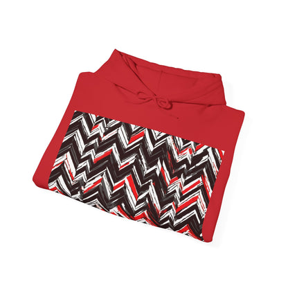 boostlete-am-crew-pattern-chevron-geometric-0659 — Unisex Heavy Blend Hoodie (G18500)