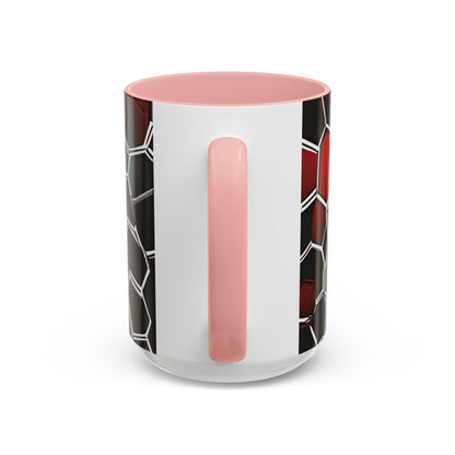 boostlete-quiet-power-pattern-hex-vector-0039 — Accent Mug 11/15oz
