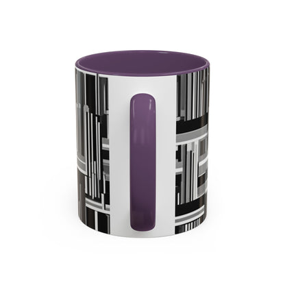 boostlete-recovery-progress-pattern-barcode-isometric-1023 — Accent Mug 11/15oz