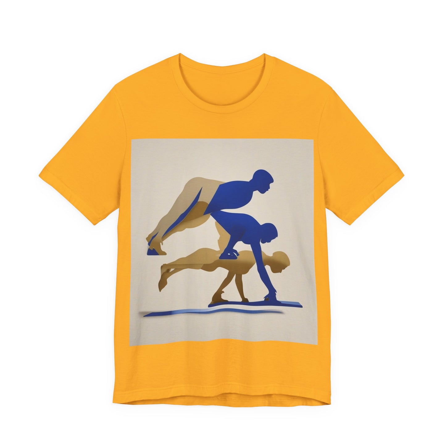 boostlete-mile-by-mile-scene-push-up-duotone-paper-0040 — Unisex Jersey Short Sleeve (B+C 3001)