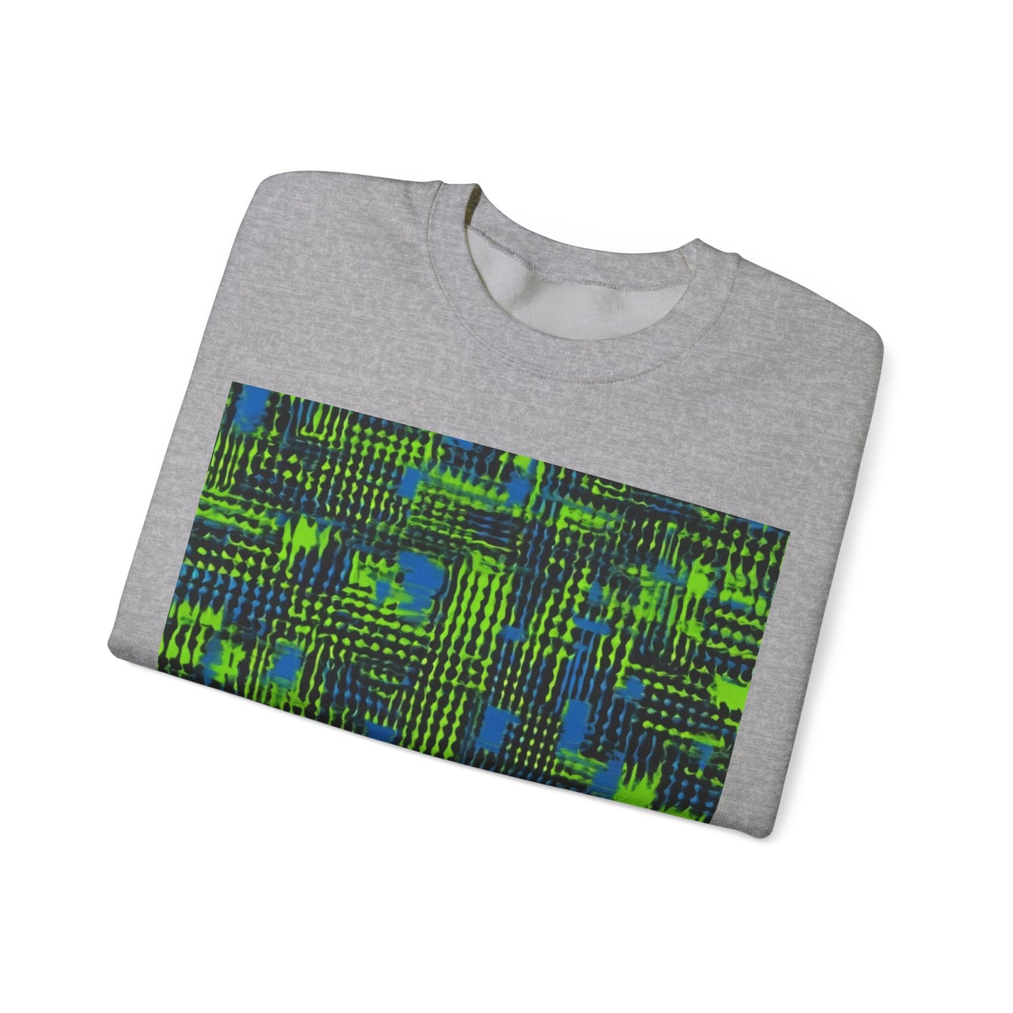 boostlete-pr-season-pattern-audio-industrial-0043 — Unisex Heavy Blend Crewneck Sweatshirt (Gildan)
