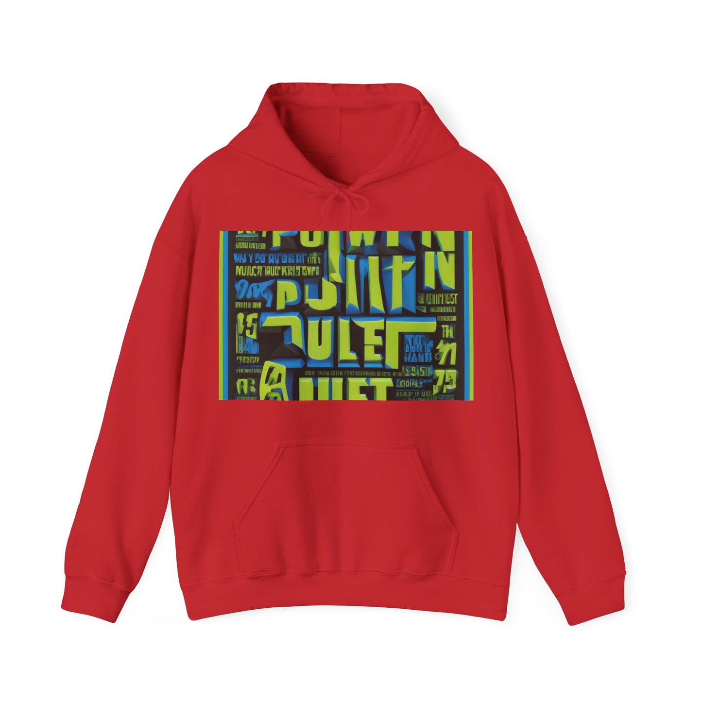 boostlete-am-crew-type-power-in-quiet-arc-paper-1481 — Unisex Heavy Blend Hoodie (G18500)