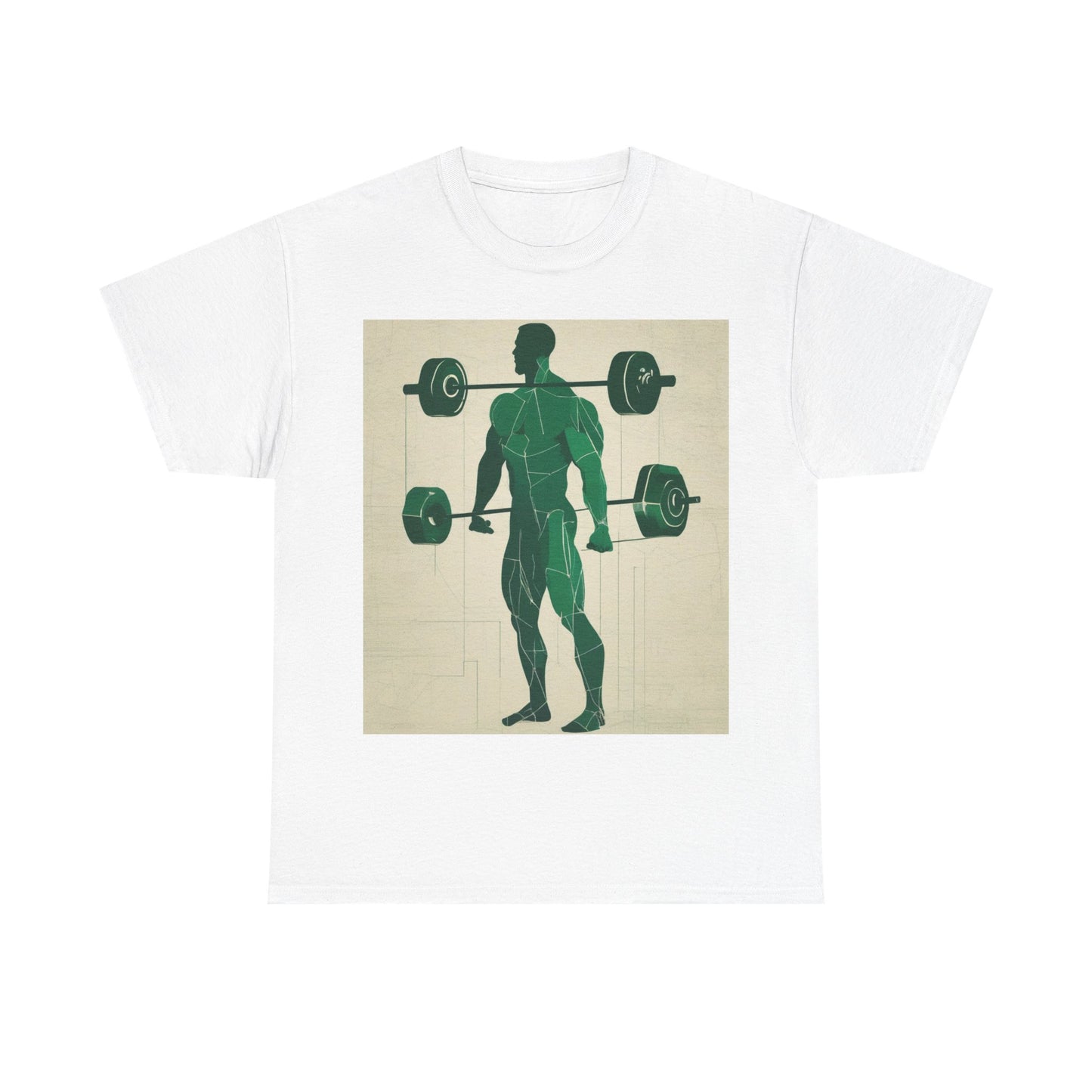 boostlete-boost-mode-scene-deadlift-glitch-blueprint-0044 — Unisex Heavy Cotton Tee (Gildan 5000)