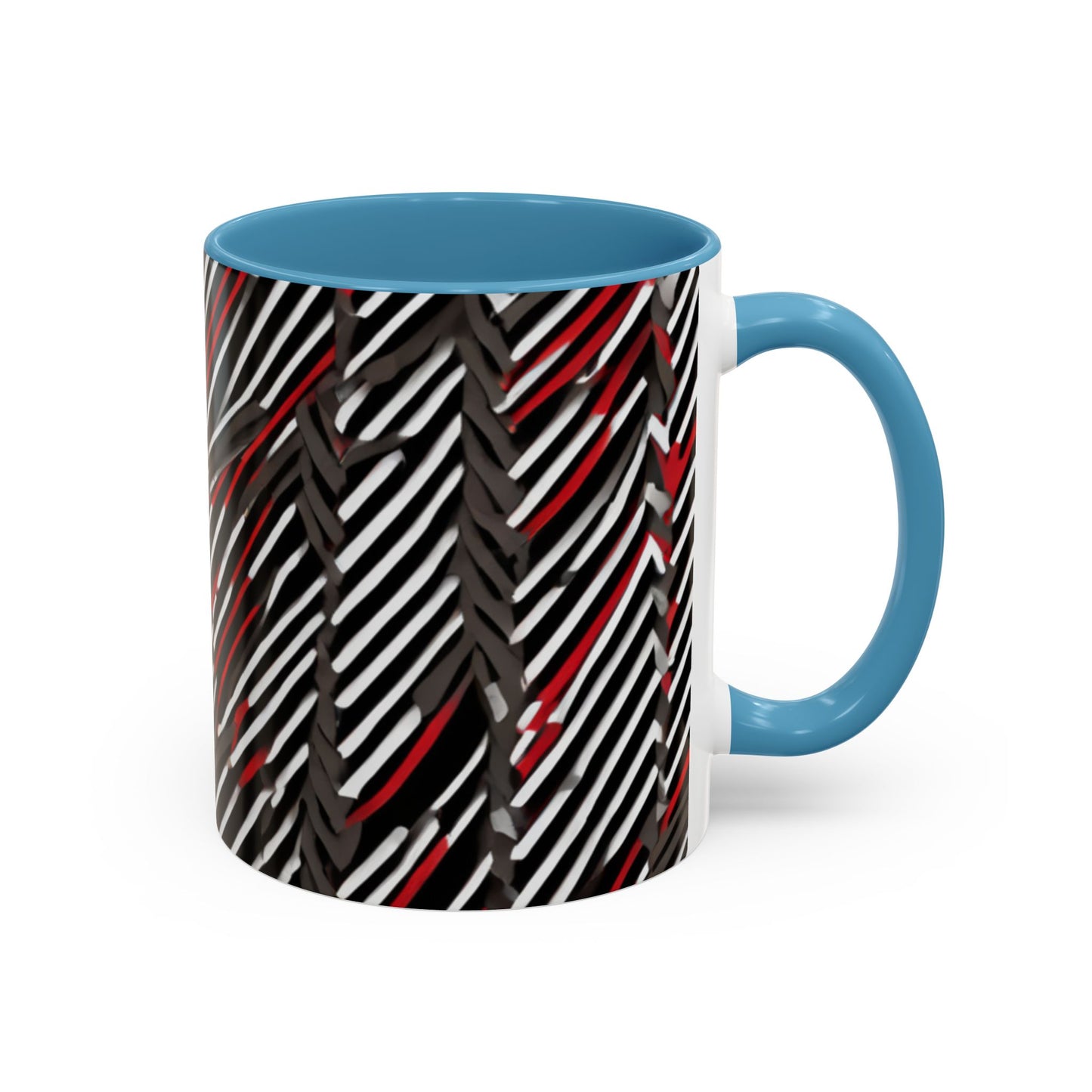 boostlete-field-day-pattern-diagonal-paper-0287 — Accent Mug 11oz/15oz