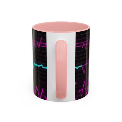 boostlete-boost-mode-pattern-ekg-modern-0111 — Accent Mug 11oz/15oz