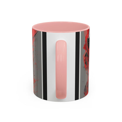 boostlete-field-day-scene-sprinter-glitch-badge-0284 — Accent Mug 11oz/15oz