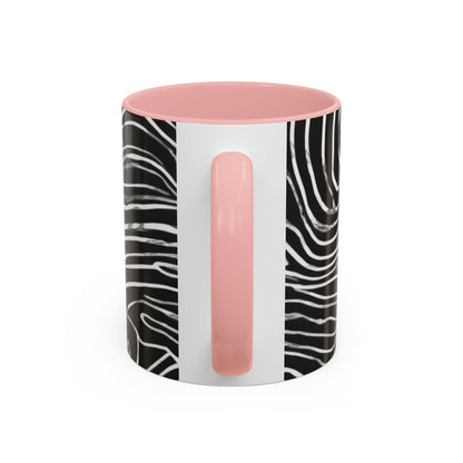 boostlete-field-day-pattern-topographic-badge-0307 — Accent Mug 11oz/15oz