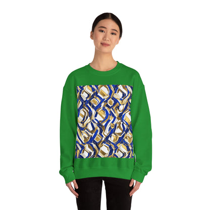 boostlete-boost-mode-pattern-hex-athletic-0611 — Unisex Heavy Blend Crewneck (G18000)