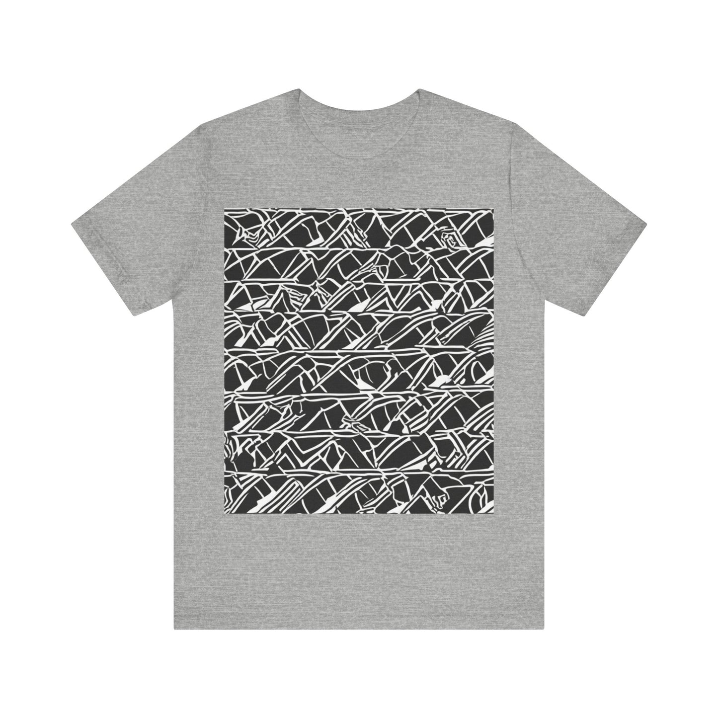 boostlete-boost-mode-pattern-stair-steps-athletic-0311 — Unisex Jersey Short Sleeve (B+C 3001)