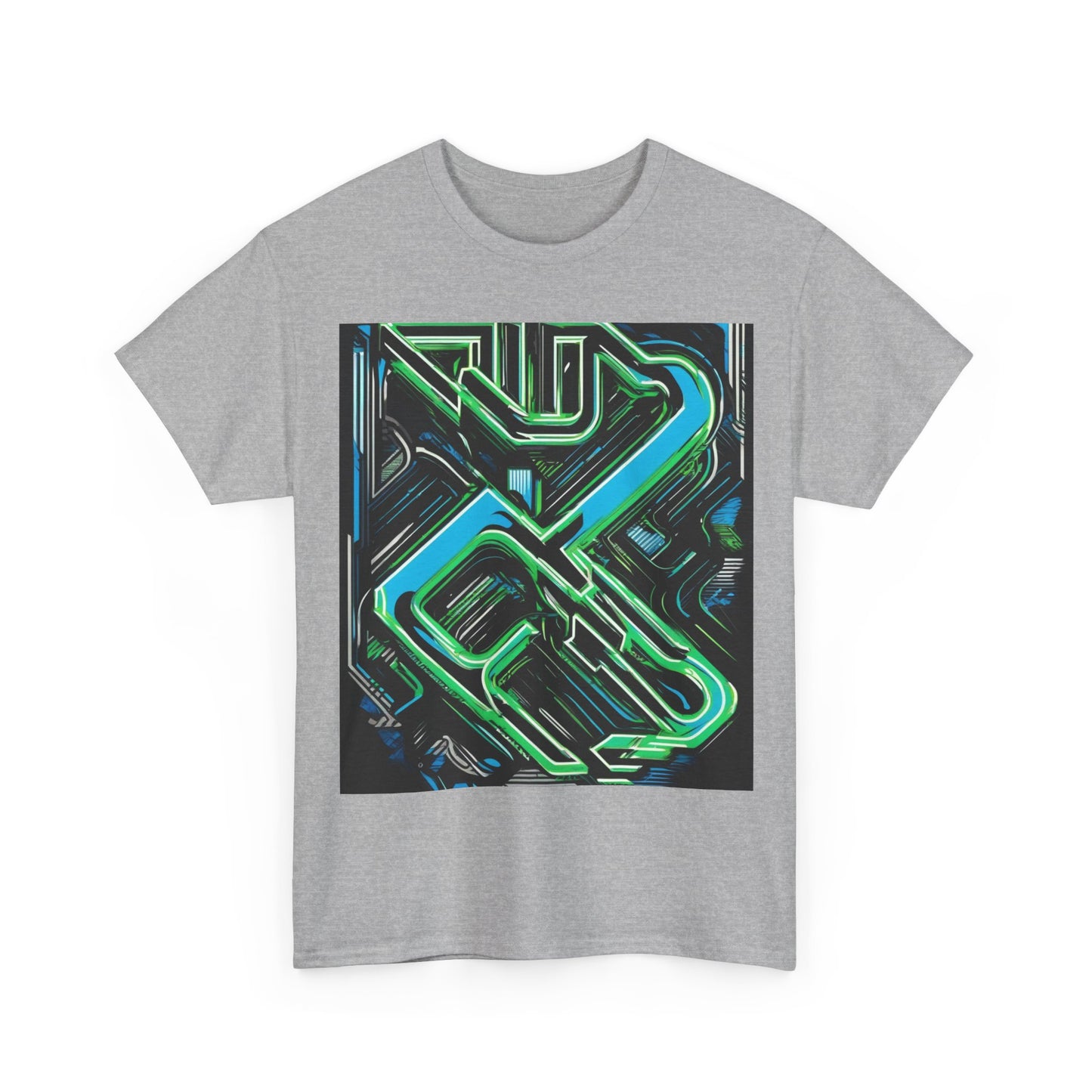 boostlete-boost-mode-type-constancia-gana-diagonal-badge-0185 — Unisex Heavy Cotton Tee (Gildan 5000)