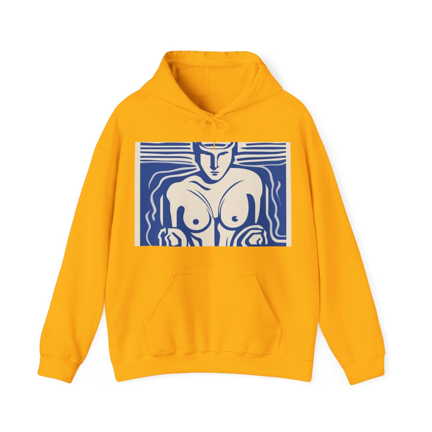 boostlete-boost-mode-icon-swimmer-motion-vector-0062 — Unisex Heavy Blend Hooded Sweatshirt (Gildan)