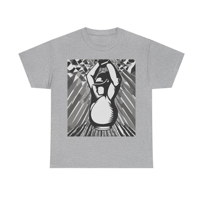 boostlete-iron-intent-scene-kettlebell-grainy-modern-0276 — Unisex Heavy Cotton Tee (Gildan 5000)