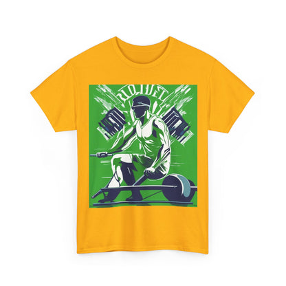 boostlete-am-crew-scene-rower-grainy-bold-0172 — Unisex Heavy Cotton Tee (Gildan 5000)