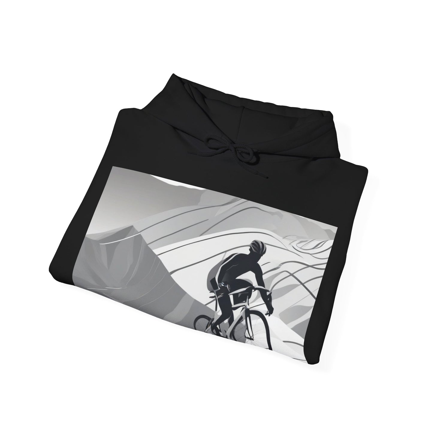 boostlete-recovery-progress-scene-cyclist-motion-vector-0808 — Unisex Heavy Blend Hoodie (G18500)