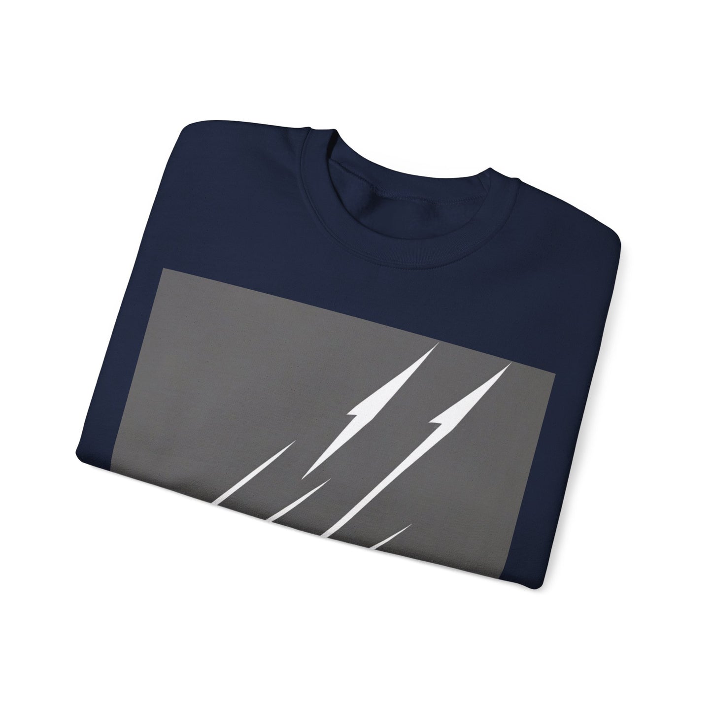 boostlete-boost-mode-icon-lightning-soft-industrial-0446 — Unisex Heavy Blend Crewneck (G18000)