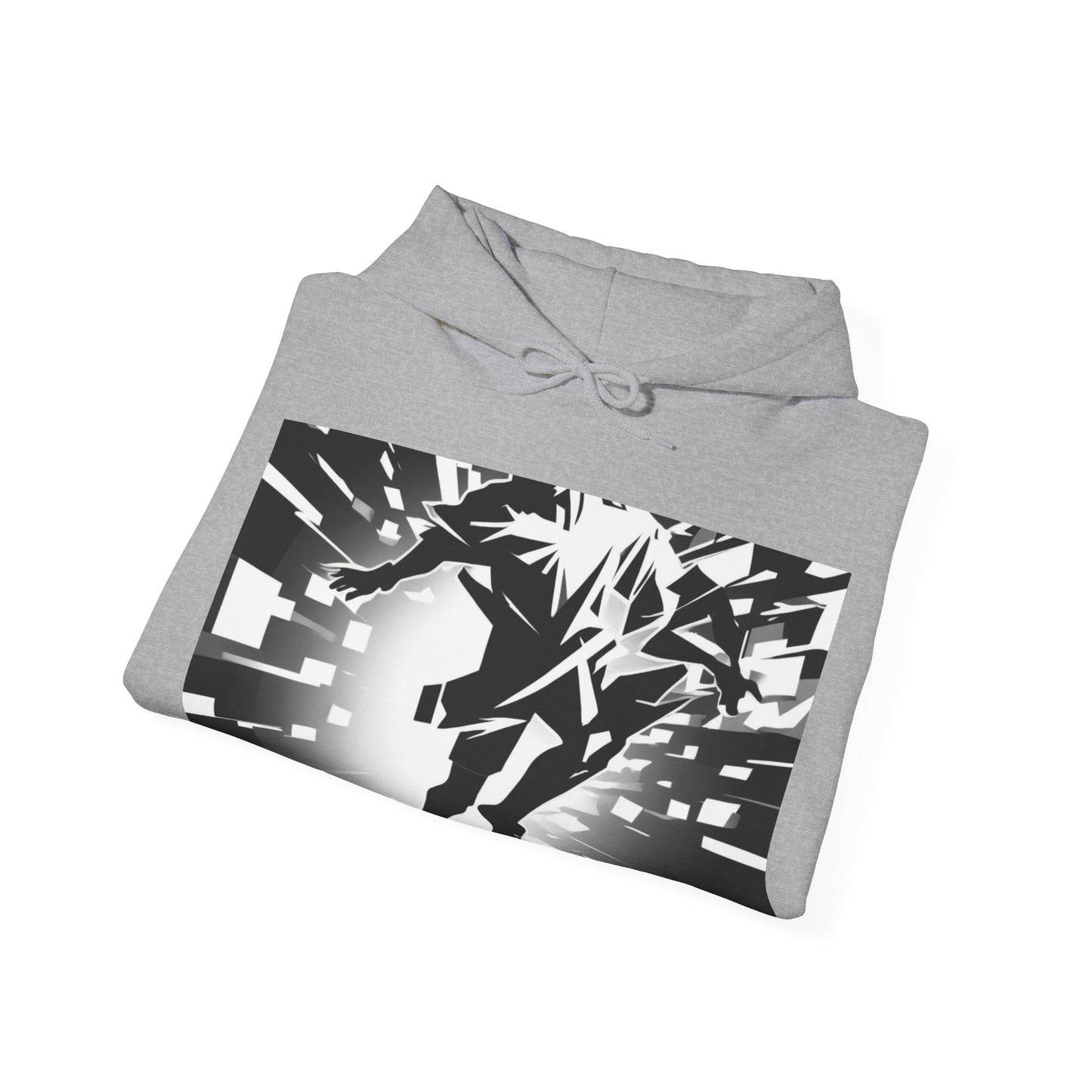 boostlete-am-crew-scene-sprinter-high-modern-0312 — Unisex Heavy Blend Hooded Sweatshirt (Gildan)