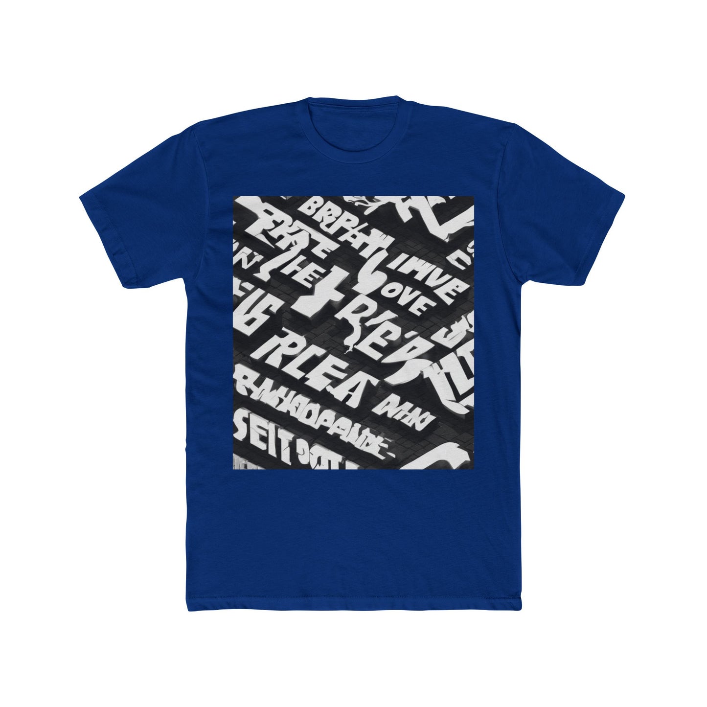 boostlete-pr-season-type-breathe-move-repeat-split-isometric-0017 — Unisex Cotton Crew Tee (NL 3600)