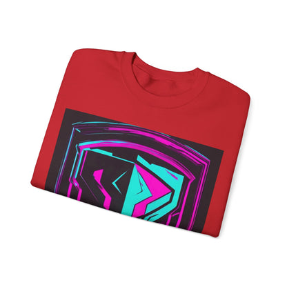 boostlete-pr-season-icon-shield-speed-industrial-0270 — Unisex Heavy Blend Crewneck Sweatshirt (Gildan)