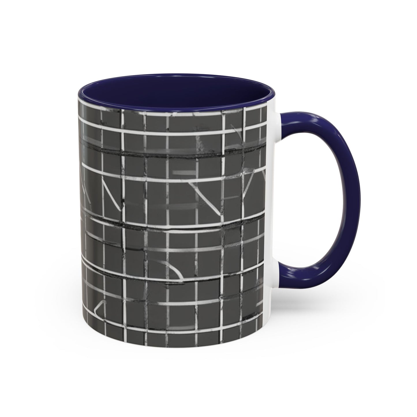 boostlete-rise-grind-pattern-plate-number-monoline-0291 — Accent Mug 11/15oz