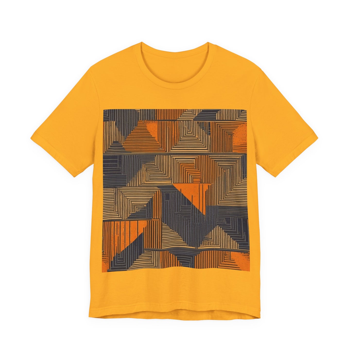 boostlete-field-day-pattern-stair-steps-geometric-0055 — Unisex Jersey Short Sleeve (B+C 3001)