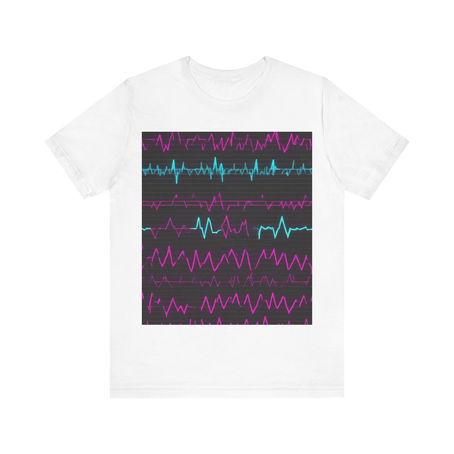 boostlete-boost-mode-pattern-ekg-modern-0111 — Unisex Jersey Short Sleeve (B+C 3001)