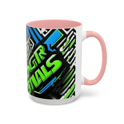 boostlete-am-crew-type-stronger-signals-diagonal-badge-1077 — Accent Mug 11/15oz