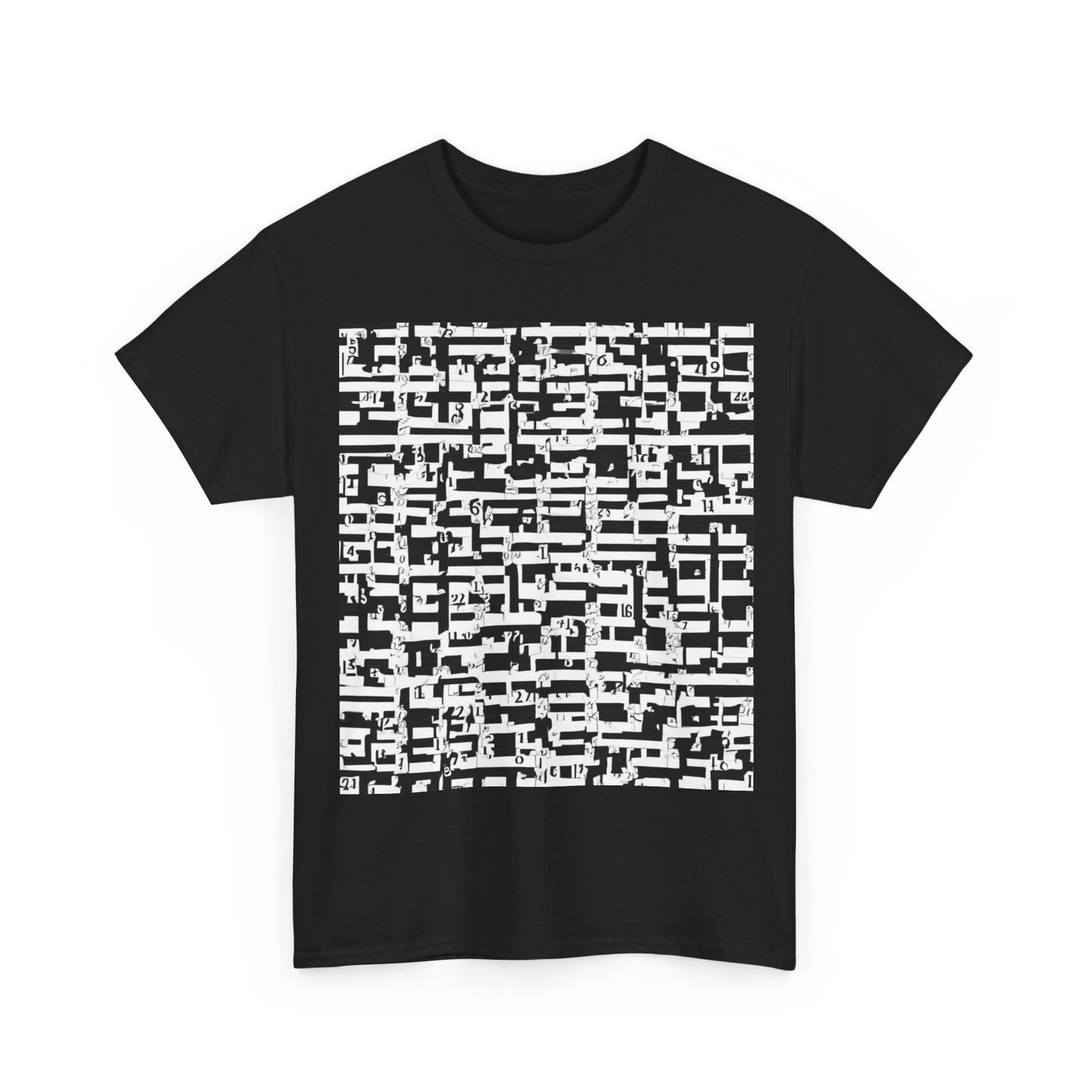boostlete-iron-intent-pattern-plate-number-badge-0171 — Unisex Heavy Cotton Tee (Gildan 5000)