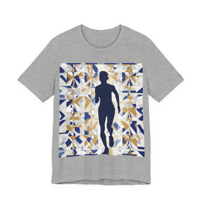 boostlete-recovery-progress-scene-marathoner-matte-geometric-0448 — Unisex Jersey Short Sleeve (B+C 3001)
