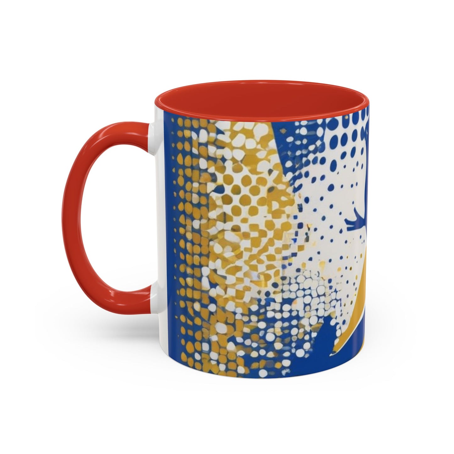 boostlete-field-day-icon-swimmer-halftone-paper-0246 — Accent Mug 11oz/15oz