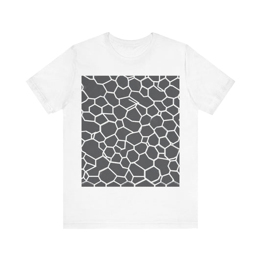 boostlete-iron-intent-pattern-hex-blueprint-0063 — Unisex Jersey Short Sleeve (B+C 3001)