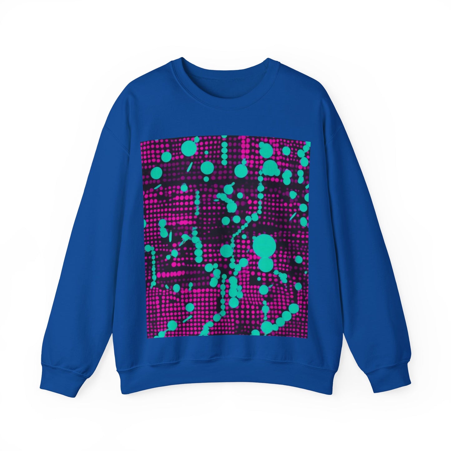 boostlete-pr-season-pattern-dotted-retro-0891 — Unisex Heavy Blend Crewneck (G18000)