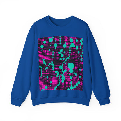 boostlete-pr-season-pattern-dotted-retro-0891 — Unisex Heavy Blend Crewneck (G18000)