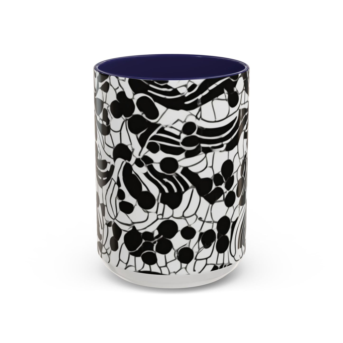 boostlete-rise-grind-pattern-dotted-line-art-0483 — Accent Mug 11/15oz