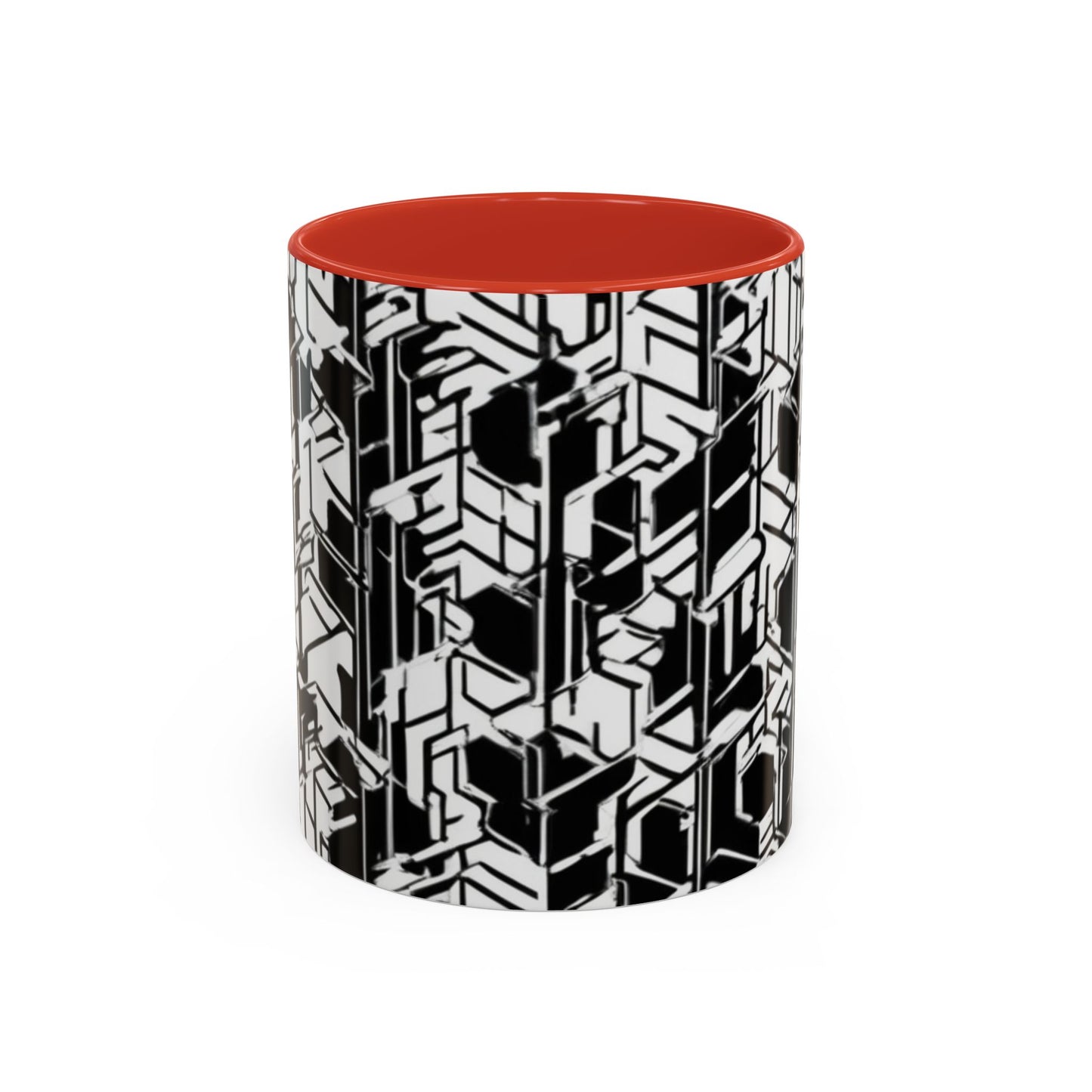 boostlete-field-day-pattern-micro-blueprint-0927 — Accent Mug 11/15oz