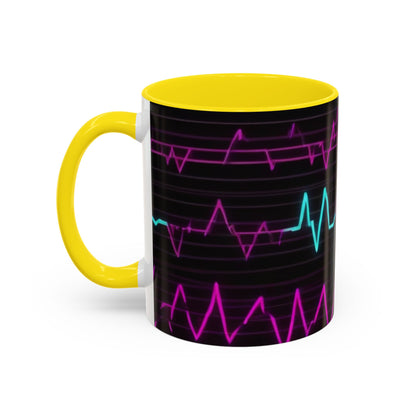 boostlete-boost-mode-pattern-ekg-modern-0111 — Accent Mug 11oz/15oz