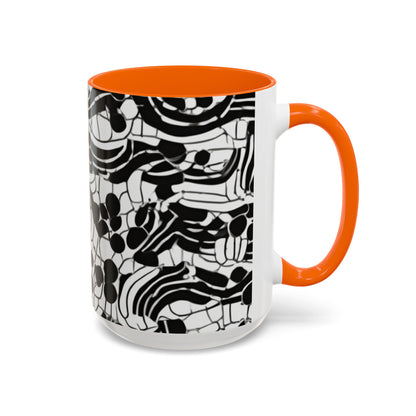 boostlete-rise-grind-pattern-dotted-line-art-0483 — Accent Mug 11/15oz