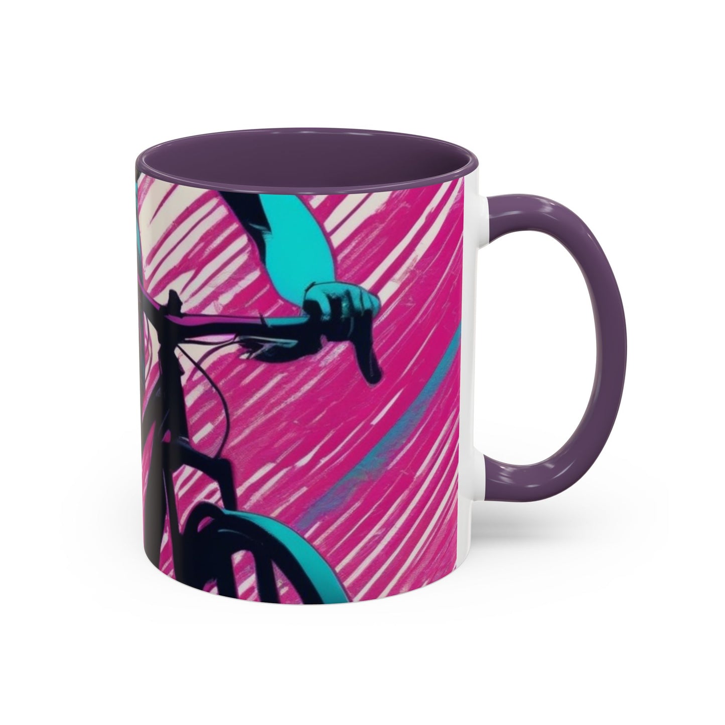 boostlete-field-day-scene-cyclist-glitch-engraved-0256 — Accent Mug 11oz/15oz