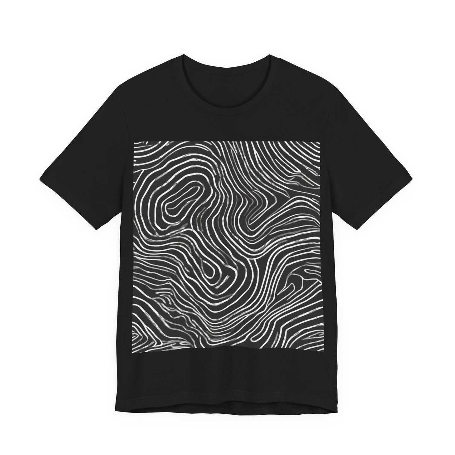 boostlete-field-day-pattern-topographic-badge-0307 — Unisex Jersey Short Sleeve (B+C 3001)