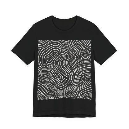 boostlete-field-day-pattern-topographic-badge-0307 — Unisex Jersey Short Sleeve (B+C 3001)