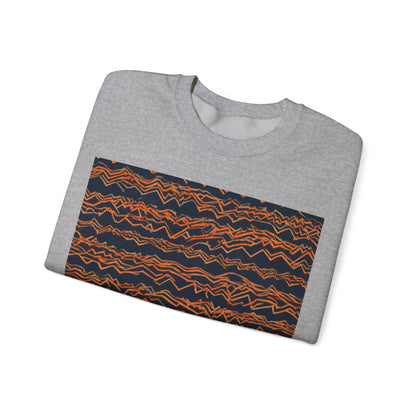 boostlete-field-day-pattern-ekg-bold-0135 — Unisex Heavy Blend Crewneck Sweatshirt (Gildan)