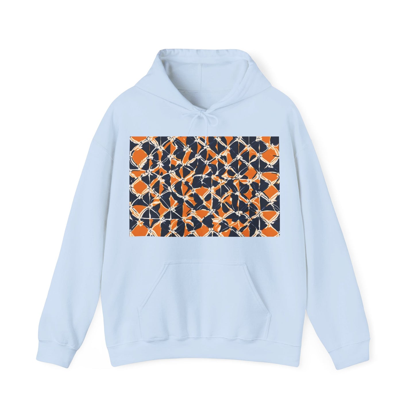 boostlete-headspace-pattern-plate-number-badge-0387 — Unisex Heavy Blend Hoodie (G18500)