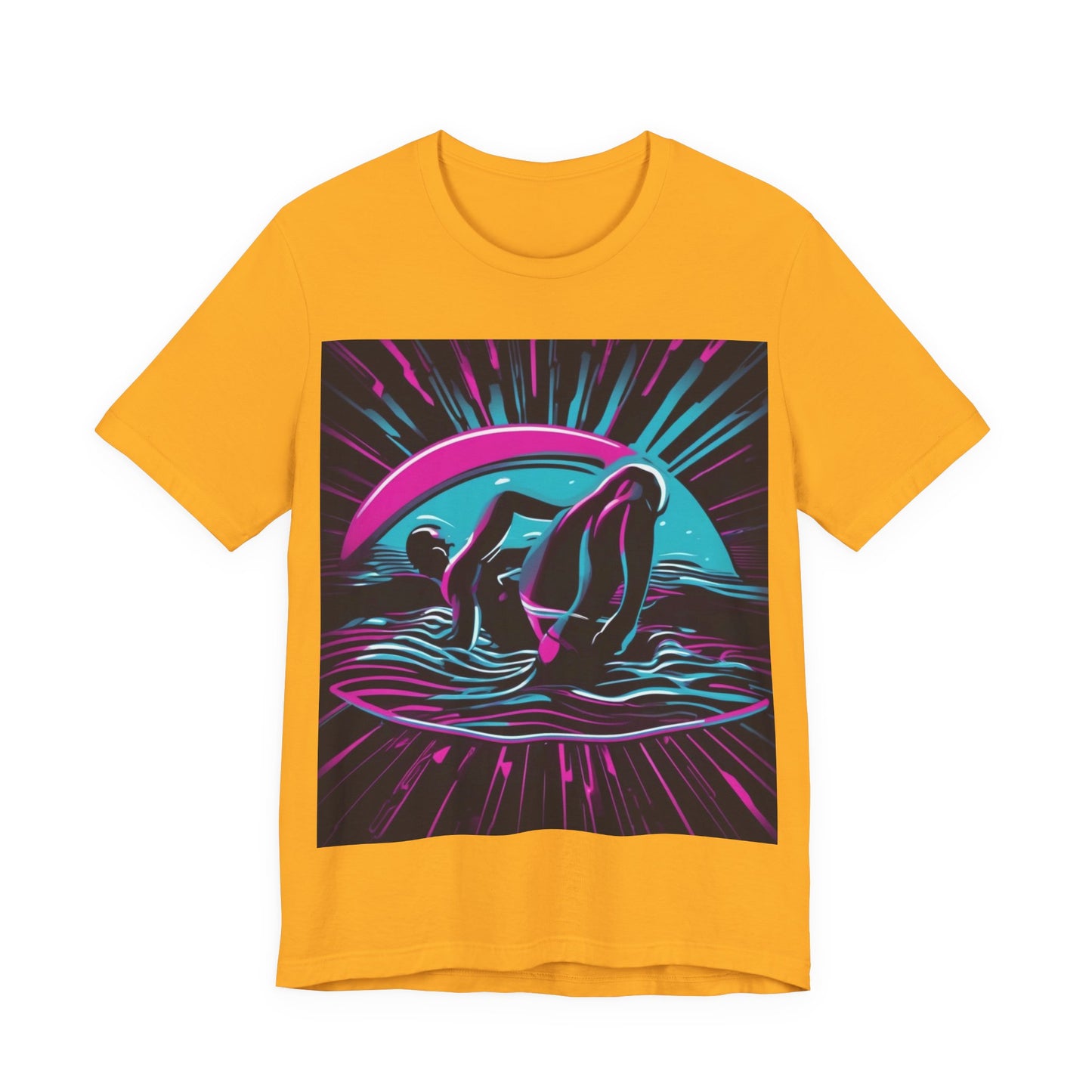 boostlete-pr-season-icon-swimmer-duotone-bold-0126 — Unisex Jersey Short Sleeve (B+C 3001)