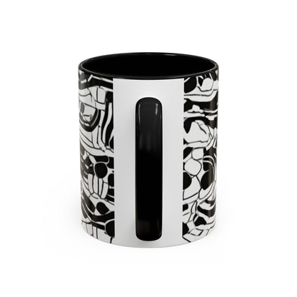 boostlete-rise-grind-pattern-dotted-line-art-0483 — Accent Mug 11/15oz