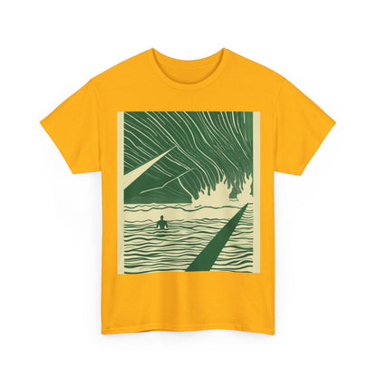 boostlete-mile-by-mile-icon-swimmer-motion-isometric-0078 — Unisex Heavy Cotton Tee (Gildan 5000)