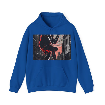 boostlete-am-crew-scene-runner-high-retro-0268 — Unisex Heavy Blend Hooded Sweatshirt (Gildan)