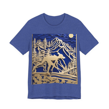 boostlete-recovery-progress-scene-trail-3d-paper-0176 — Unisex Jersey Short Sleeve (B+C 3001)