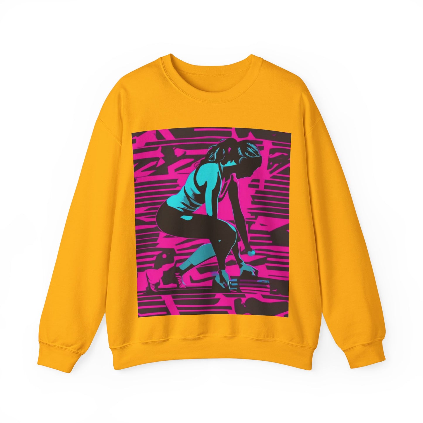 boostlete-headspace-scene-push-up-matte-modern-0260 — Unisex Heavy Blend Crewneck Sweatshirt (Gildan)