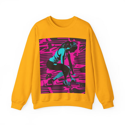 boostlete-headspace-scene-push-up-matte-modern-0260 — Unisex Heavy Blend Crewneck Sweatshirt (Gildan)