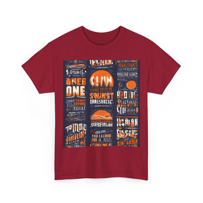 boostlete-pr-season-type-one-more-split-monoline-0033 — Unisex Heavy Cotton Tee (Gildan 5000)